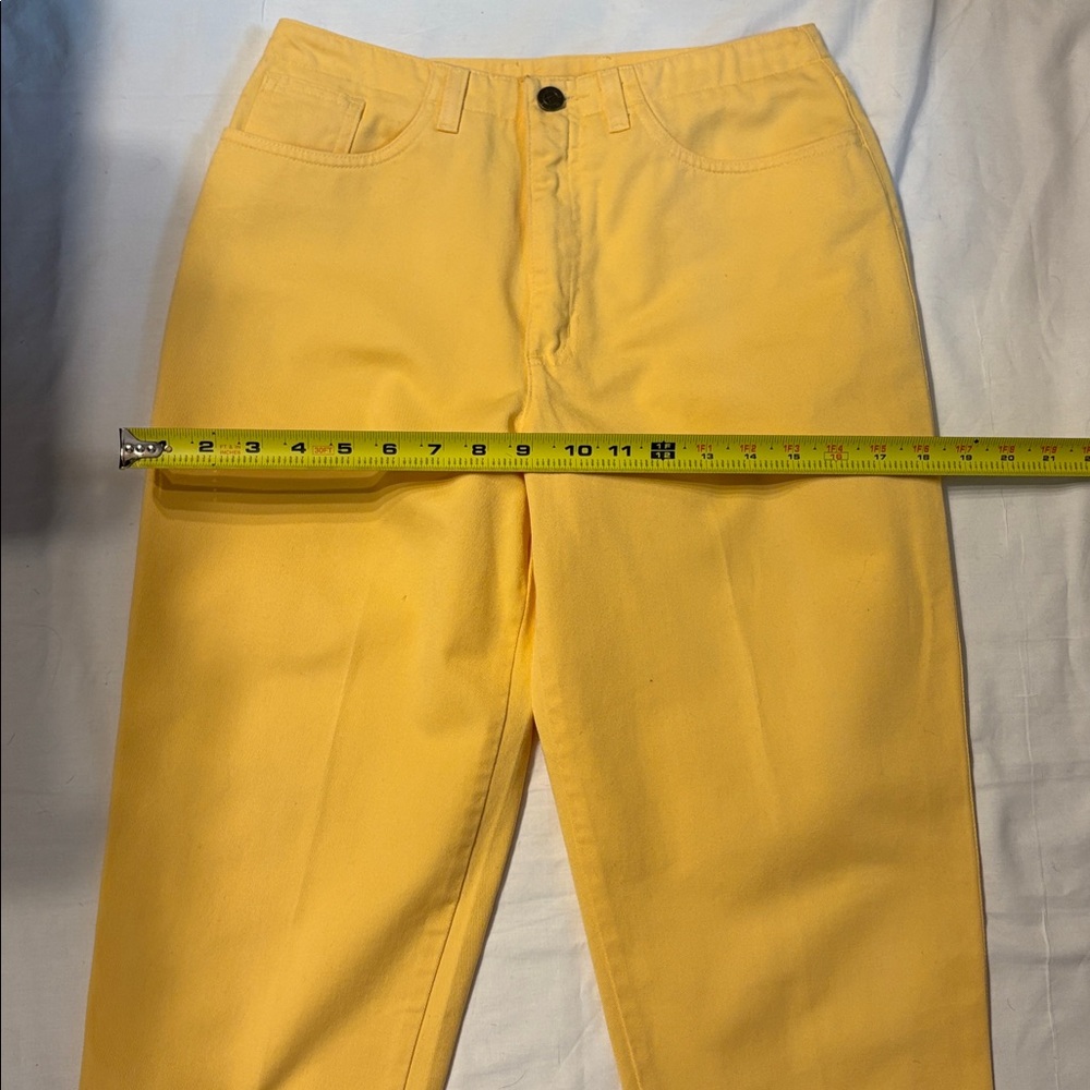 Talbots Petites Bright Yellow Women’s Jeans Y2K SZ 6P QuietbLuxury - Picture 8 of 11